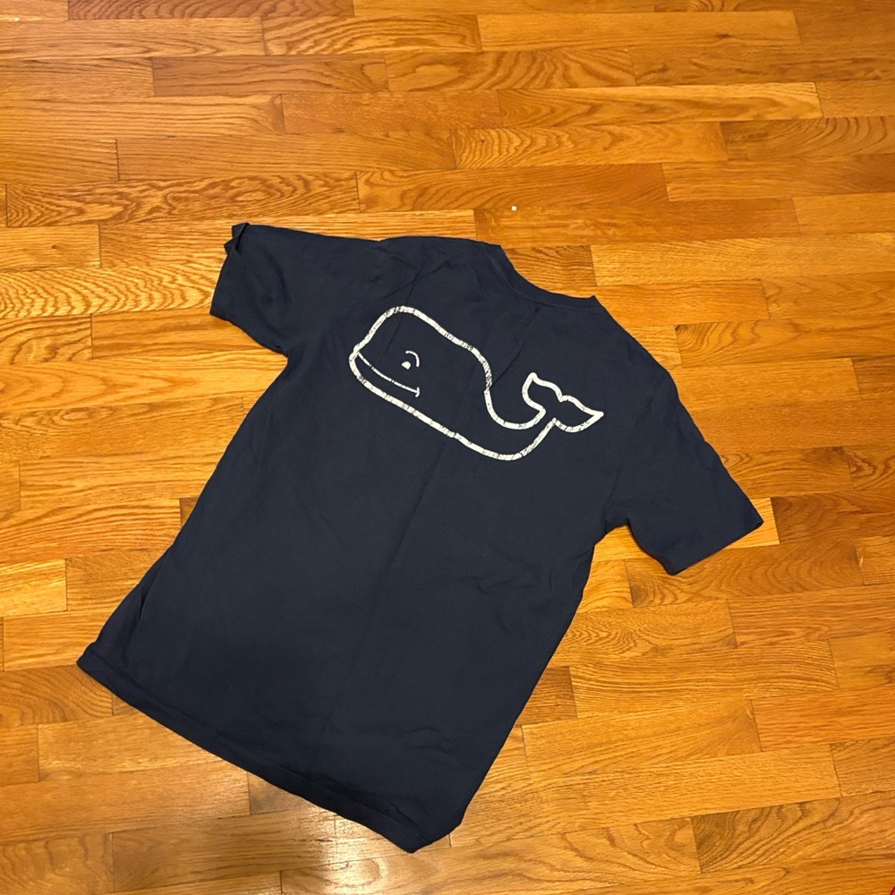 EUC Vineyard Vines Men's Classic Navy Tee - Picture 3 of 3